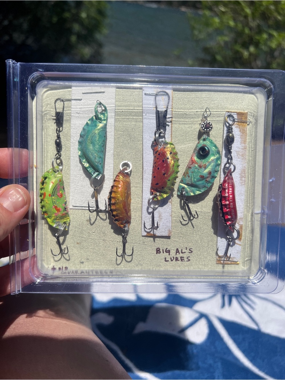 Big Al's Bottle Cap Fishing Lures Set - Multi-Color
